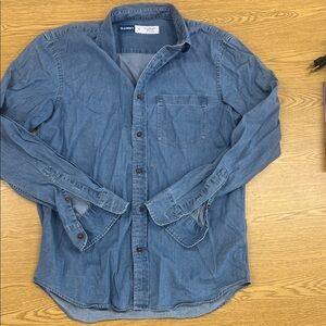 Old Navy Casual Blue Button-Down Shirt